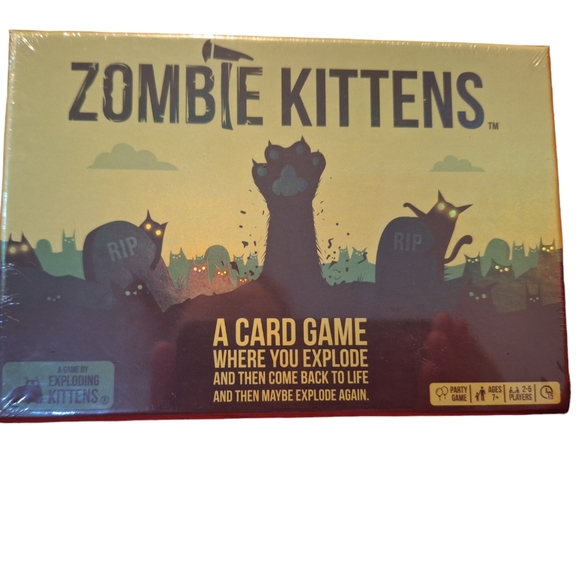 ZOMBIE KITTENS Card Game - Last Player Alive Wins NEW - Picture 1 of 2